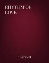 Rhythm of Love TTBB choral sheet music cover